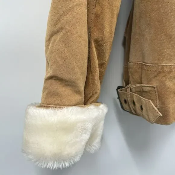 North West Territory Womens Genuine Leather Jacket Large - Picture 4 of 10